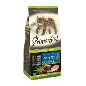 Immagine di PRIMORDIAL GATTO SALMONE E TONNO GRAIN FREE 400 gr