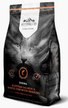 Immagine di RIVERWOOD GATTO ADULTO DERMA SALMONE SCOZZESE, ARINGA E PESCE BIANCO 2 KG GRAIN FREE