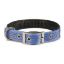 COLLARE NYLON MORBIDO AZZURRO 1,5 CM x 38 cm (da 31 a 38 cm di dimensione collo) 