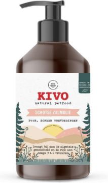 OLIO DI SALMONE SELVATICO KIVO 500 ml - Per PELO e PELLE