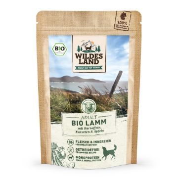 WILDES LAND BIO UMIDO CANE AGNELLO 125 gr Completo