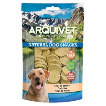 snack cani CHIPS DI BACCALA ESSICCATO 100 gr