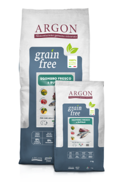 ARGON SGOMBRO E BUFALO CON SUINO 12 KG grain free 