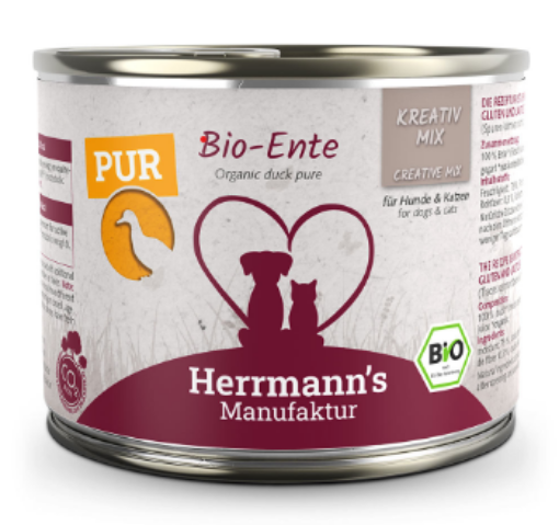 HERRMANN'S KREATIV MIX ANATRA BIO UMIDO CANE - GATTO COMPLETO 200G