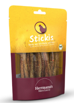 HERRMANN'S STICKIS POLLO BIO CON RISO 80G
