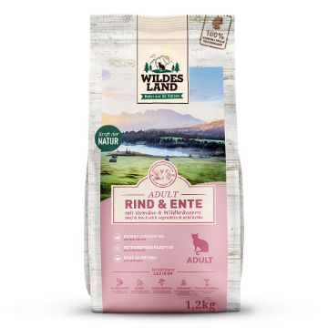 WILDES LAND GATTO MANZO E ANATRA 1,2 kg CROCCHETTE GATTO GRAIN FREE 