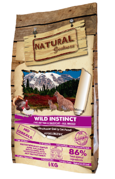 NATURAL GREATNESS GATTO CUCCIOLI E ADULTI WILD INSTINCT 6 kg   ADULT KITTEN TAGLIE MEDIE