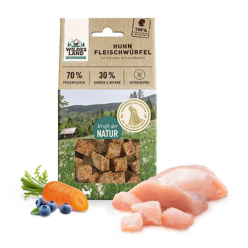 WILDES LAND CUBETTI POLLO 100 gr CANE GRAIN FREE