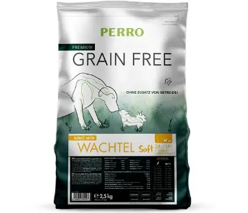 PERRO SEMIUMIDO  QUAGLIA PATATE 2,5 kg GRAIN FREE