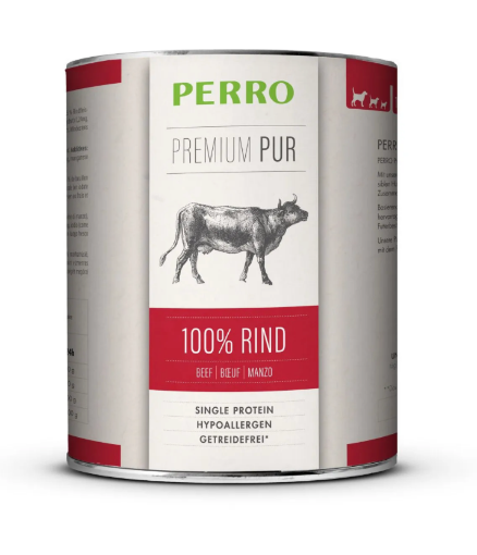 PERRO 820 GR MANZO PUR GRAIN FREE UMIDO CANE