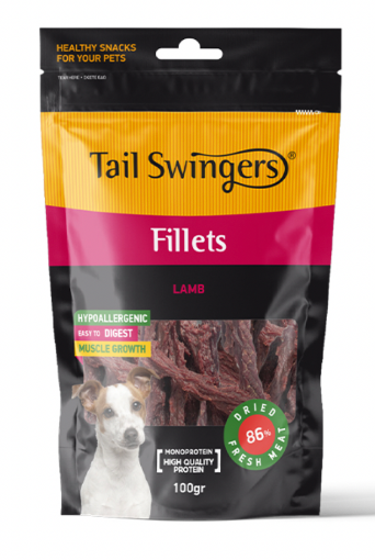 FILETTI DI AGNELLO confezione 100 gr  TAILSWINGERS 