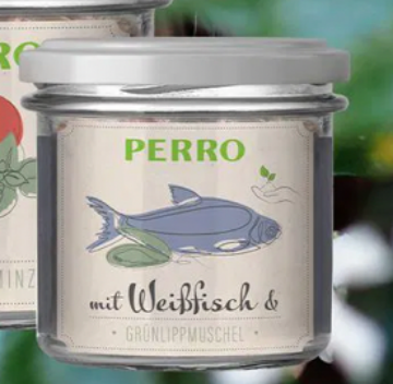 UMIDO IN VETRO PESCE BIANCO 200 GR. PERRO UMIDO GATTO COMPLETO 