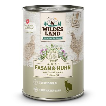 400 GR FAGIANO POLLO WILDES LAND UMIDO GATTO