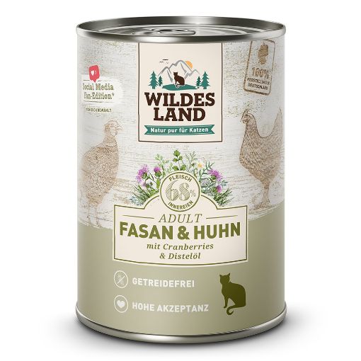 400 GR FAGIANO POLLO WILDES LAND UMIDO GATTO