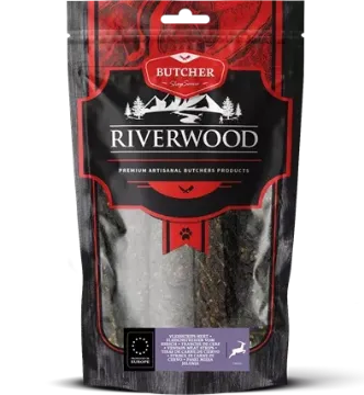 RIVERWOOD STRISCE CERVO ESSICCATA 150 GR. GRAIN FREE