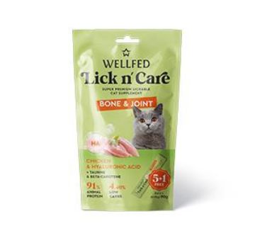 SNACK CREAMY JOINT AL POLLO LICK&CARE 6 X 15 GR WELLFED 